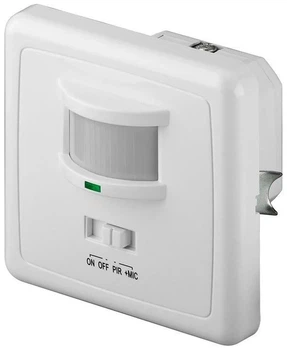 Переходник питания Goobay IEC(FreeEnd) Switch Infrared Motion+Sound белый(75.09.5171)