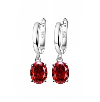 Серьги серебро проба 925 . Украшены камнемSwarovski 8239