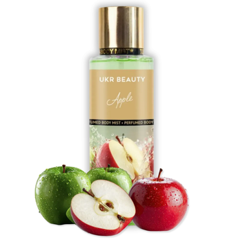 Парфумований міст для тіла та волосся UKR BEAUTY Apple (зелене яблуко, червоне яблуко), 250 мл
