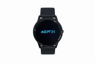 Смарт-часы AGPTEK LW11, круглые, черный, совместимые с iOS 12+ и Android 6+, дополнение FitCloudPro