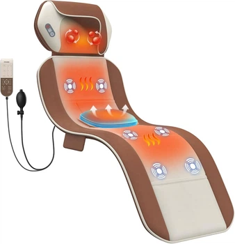 Массажный коврик comrelax Shiatsu с подогревом, шейный модуль, 6 вибромоторов, поясничная тракция, складной