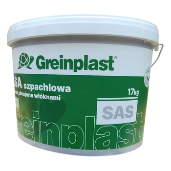 Шпаклювальна маса полімерна з волокнами Greinplast SAS 17 кг