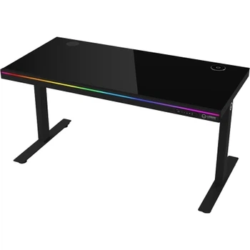 Компьютерный стол Lorgar PRO 80G Glass Black (LRG-DP80G)