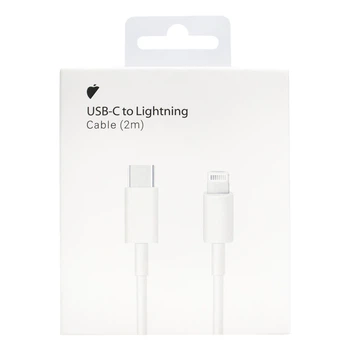 Кабель Apple USB-C to Lightning 2м для iPhone iPad быстрая зарядка и синхронизация данных
