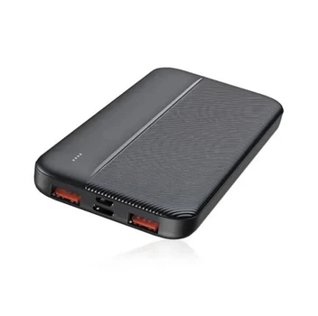 Зовнішній акумулятор Power Bank Lenyes PX163 10000 мАг li-ion два USB виходи 136х68х15,6 мм