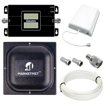 Репитер усилитель мобильной связи и интернета Lintratek KW17L-GD GSM и 4G сигнала 900 1800 МГц (17/8 дБи)