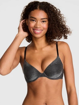 Бюстгальтер с Push-up с косточками Victoria's Secret Everywhere 27181657 70B Черный (236899973881)