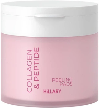 Відлущувальні тонер-педи Hillary Collagen & Peptide Peeling Pad з колагеном та пептидами 60 шт (4823116602854)