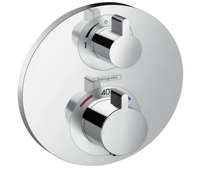 Термостат прихованого монтажу hansgrohe Ecostat S для 2 споживачів, 15758000, хром