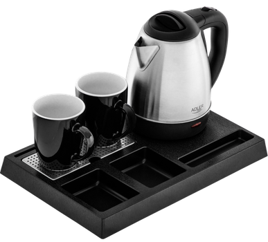 Czajnik elektryczny Adler AD 1354 z tacką i dwoma filiżankami