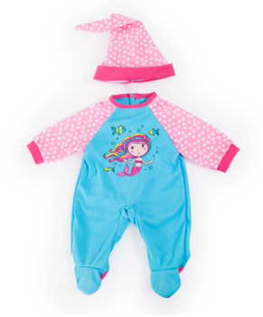 Набір одягу для ляльок Bayer Design Deluxe Піжама Русалочка 40-46 см 84680AA (4003336846805)