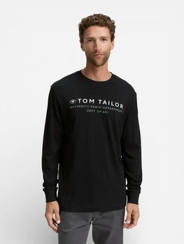 Лонгслів чоловічий Tom Tailor 1047769-29999 XL Black (4069402245361)