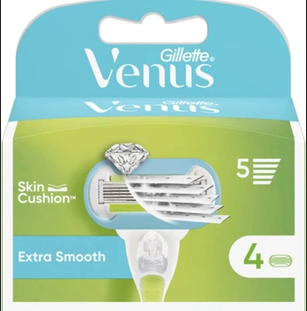 Сменные картриджи для бритья Venus Extra Smooth 4 шт