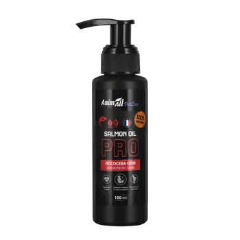 AnimAll VetLine PRO лососевое масло для кошек и собак, 100 мл