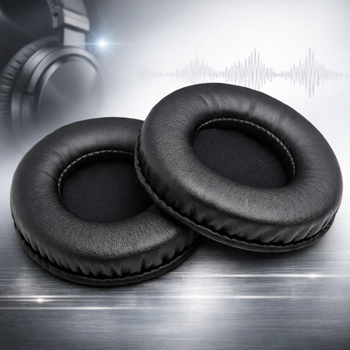 Амбушюры для наушников Sennheiser HD25 HD25-1 HD25-II HD25SP 25SP-II PC150 PC151 PC155 - черные