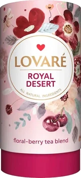 Чай Lovare королівський десерт фруктовий 80 г к/б