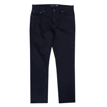 Чоловічі прямі стрейч-сатинові штани Polo Ralph Lauren Varick slim straight, темно-сині, розмір W40/L38 (великі розміри)