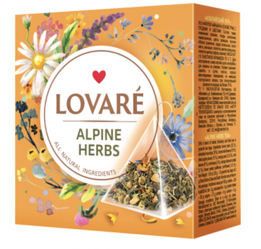 Чай Lovare Alpine herbs пірамідки 15 пакетиків
