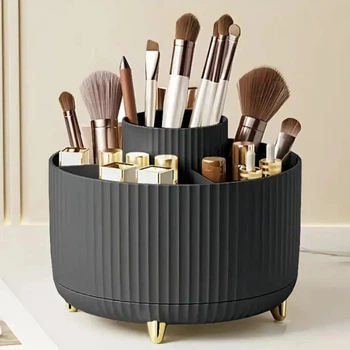 Органайзер для дрібниць та косметики на ніжках Cosmetic Rack Чорний
