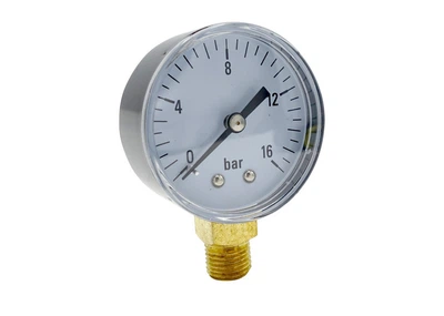 Манометр радіальний 1/4" Ø50 (0-16 bar) для насосної станції MR.004