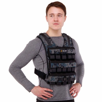 Жилет утяжелитель с регулируемым весом Zelart WEIGTH VEST TA-7817-30 1-30кг