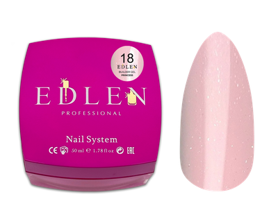 Гель для наращивания ногтей Edlen Builder Gel Princess №18 50 мл