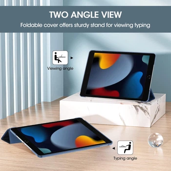 Чехол ProCase для iPad 7, 8, 9 поколения 25,9 см, темно-синий