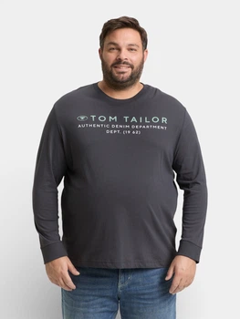 Лонгслів чоловічий Tom Tailor 1049390-10899 3XL Tarmac Grey (4069402162637)