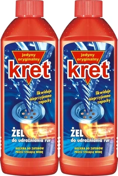 Гель для прочищення труб Kret 2 x 500 г (5900931007152/2)