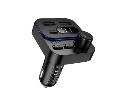 Автомобильный фм модулятор BOROFONE Ocean car BT FM transmitter BC61 2USB/1Type C, 45W/3A, PD/QC автомобильный адаптер блютуз