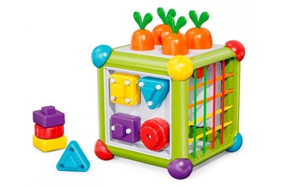 Куб логіка XQS2070A "Мультикуб 6в1" р.15x16x20 см YG Toys
