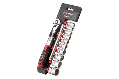 Набір інструменту на планці Intertool 3/8" x 12 од. Storm (ET-8013)