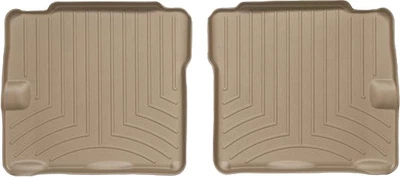 Автомобильные коврики в салон Weathertech на Chrysler Pacifica 04-08 2-й ряд бежевые Крайслер Пацифика WT0033235