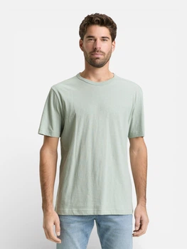 Футболка бавовняна довга чоловіча Tom Tailor 1045627-12792 L Soft Greyish Green (4069403270096)