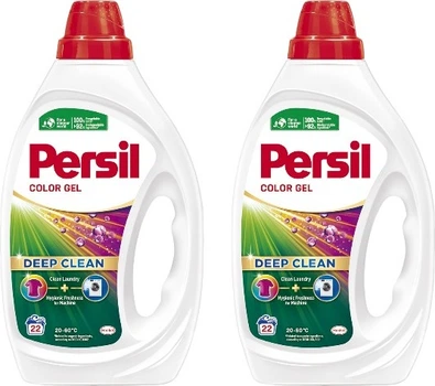 Гель для прання Persil Color Gel Deep Clean 22 цикли прання 2 x 0.99 л (9000101599008/2)