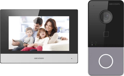Комплект видеодомофона Hikvision DS-KIS603-P(C)