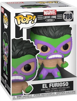 Фигурка Эль Фуриозо (Халк) - Funko Pop! MARVEL: LUCHADORES - EL FURIOSO #708