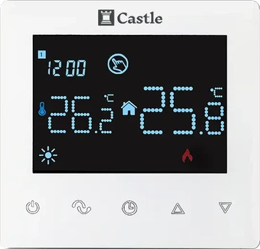 Сенсорний програматор Castle AC606H білий