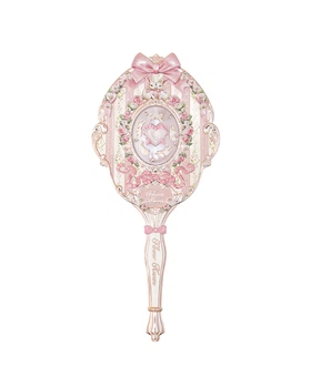 Дзеркало з ручкою від Flower Knows Bunny Garden Hand Mirror (Rosette Pink)