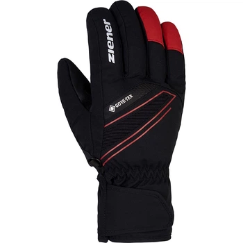 Чоловічі лижні (сноубордичні) перчатки Ziener Gunar GTX black-red 9.5 (111041-12888)