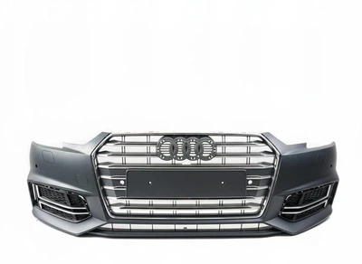 Бампер передній в зборі Audi A4 B9 2016-2018 sline