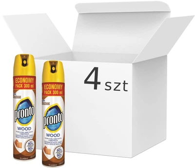 Аерозоль для меблів Pronto Classic Wood 4х300 мл (5000204922547/4)
