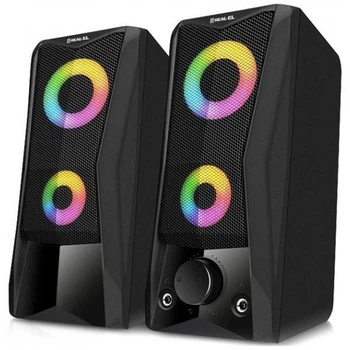Акустические колонки REAL-EL S-107 USB Black (EL121100017)