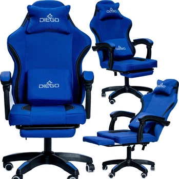 Кресло геймерское DIEGO Soft Dark Blue