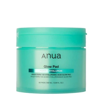 Зволожуючі тонер-пади з гіалуроновою кислотою і PDRN Anua PDRN 100 Hyaluronic Acid Glow Pad 60 шт