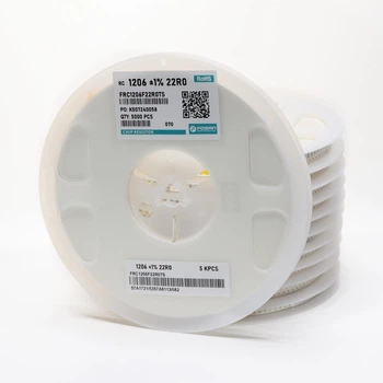 Резисторы SMD 1206 на бобине 1/4 Вт / RF1206-22R0-FJ / 22 Ом / 1% / 5000 шт