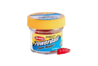 Приманка Berkley Gulp! Power Maggot Red 110шт/уп опариш, колір: червоний (4322001011)