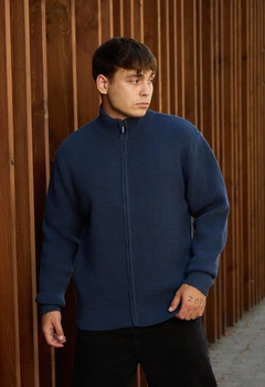 В'язаний светр Staff 99 navy oversize L