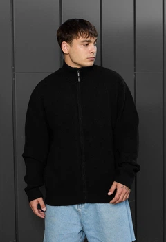 В'язаний светр Staff 99 black oversize. XXL