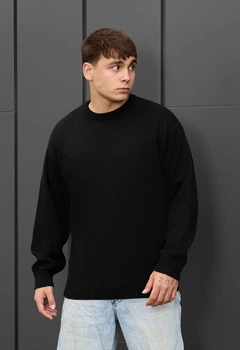 В'язаний светр Staff 102 black XL